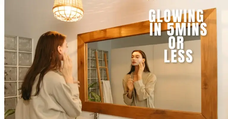 skincare routine for busy women
