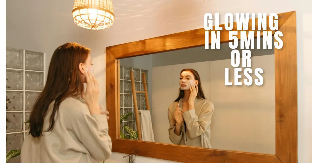 skincare routine for busy women